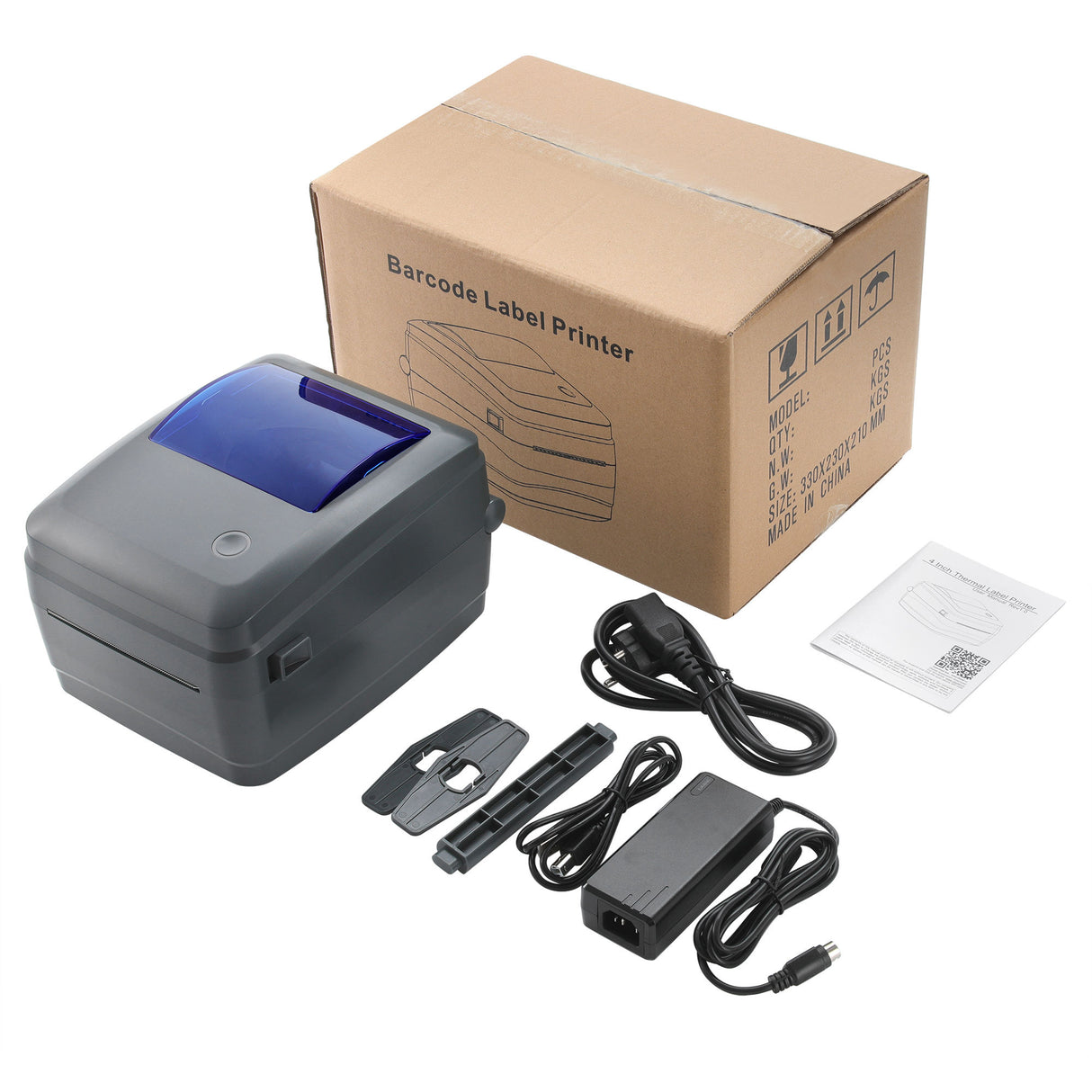 HOIN HQ480 4" Thermal Label & Receipt Printer USB & LAN