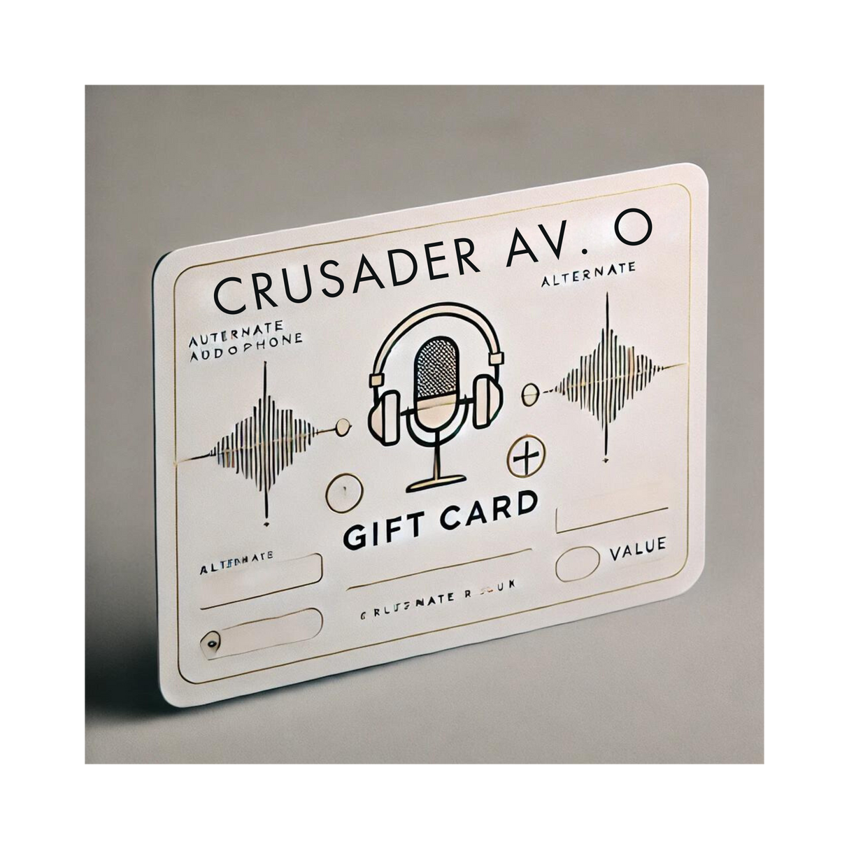 Carte cadeau CrusaderAV