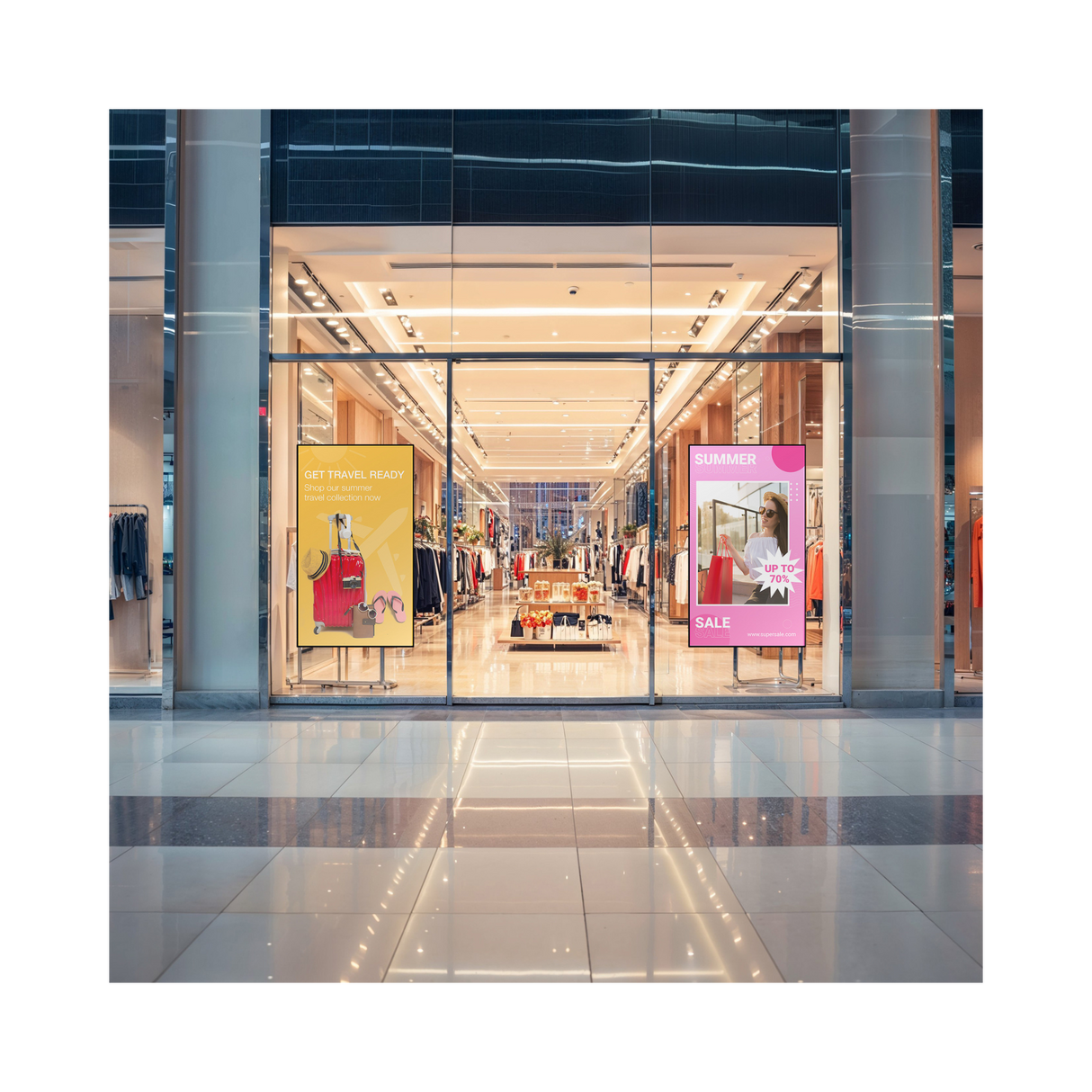 Clevertouch CM High Bright Commercial Display