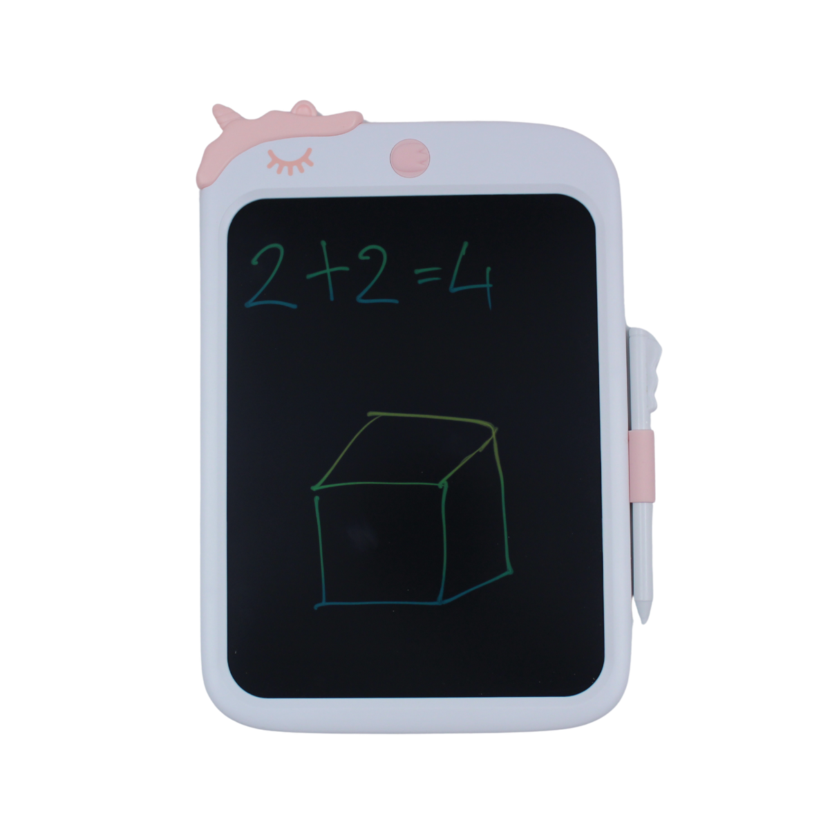 10" White LCD Unicorn Writing Tablet - Portrait