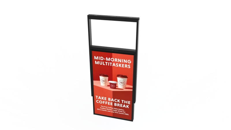 Allsee Black Ultra High Brightness Hanging Double-Sided Display