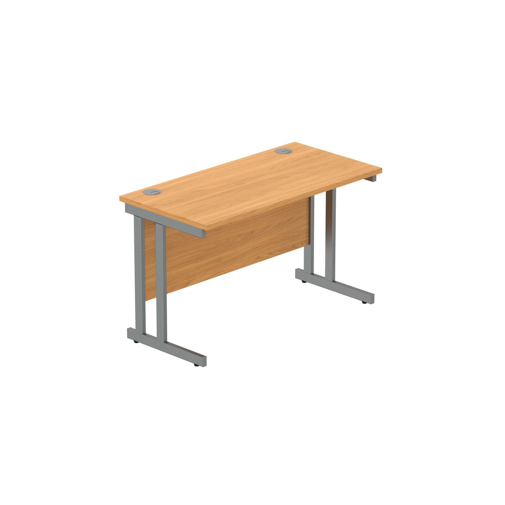 Office Rectangular Desk with Steel Double Upright Cantilever Frame (FSC)