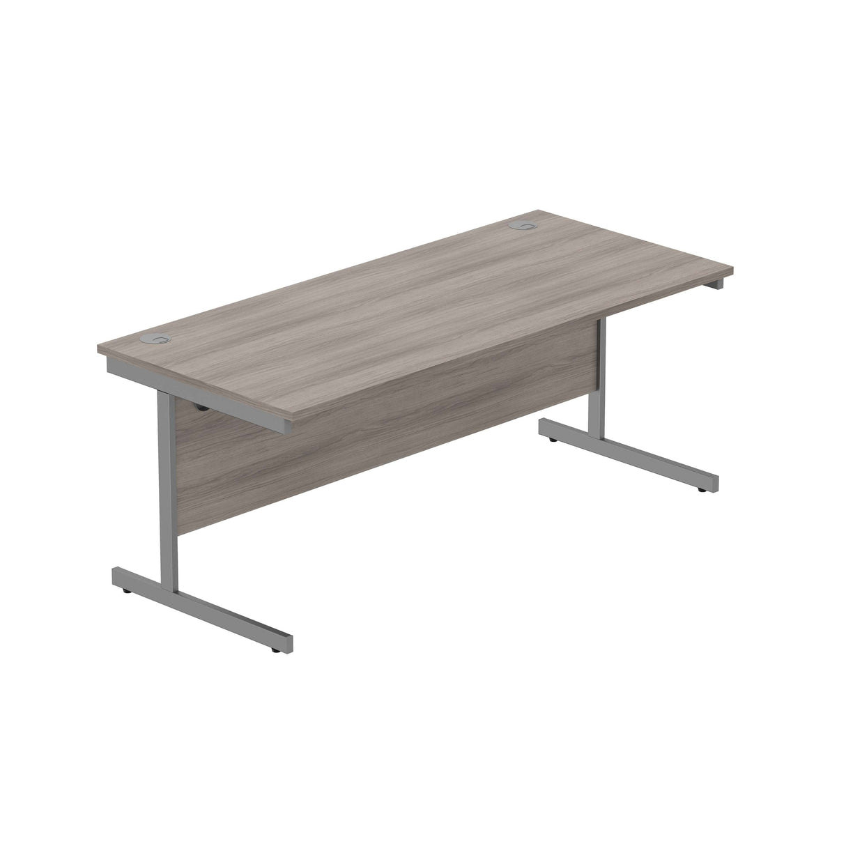 Office Rectangular Desk with Steel Single Upright Cantilever Frame 1800