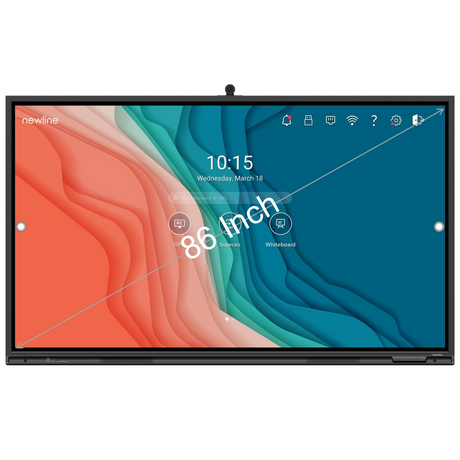 NEWLINE Elara TT-8622Q 86" 4K interactive Touchscreen