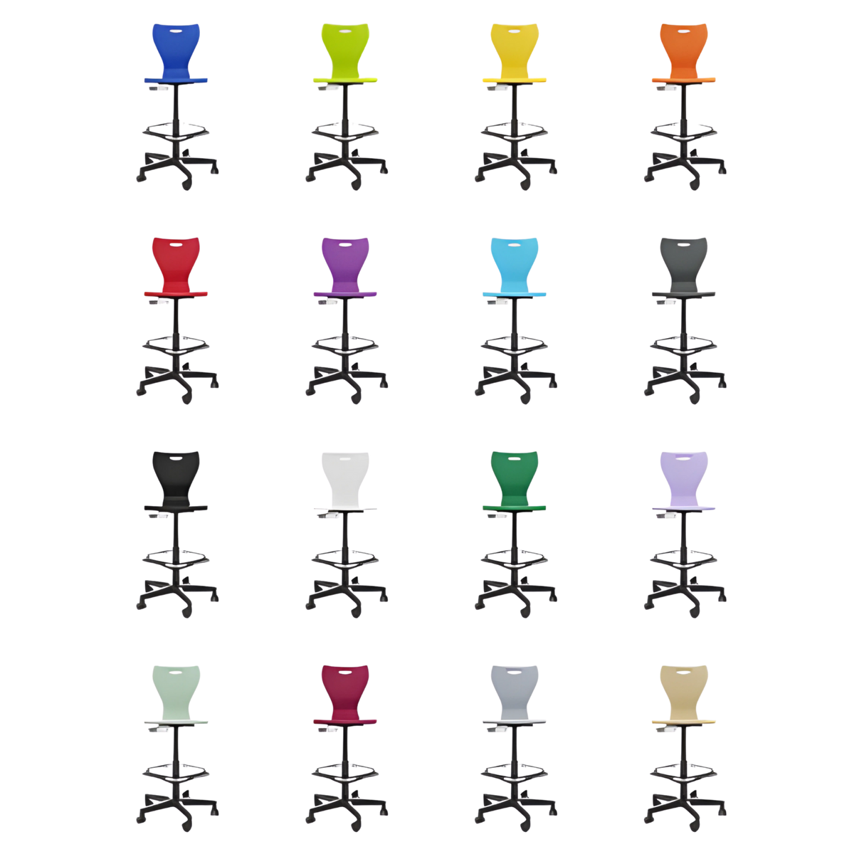 EN Classic Draughtsman Chair with Castors