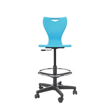 EN Classic Draughtsman Chair with Castors