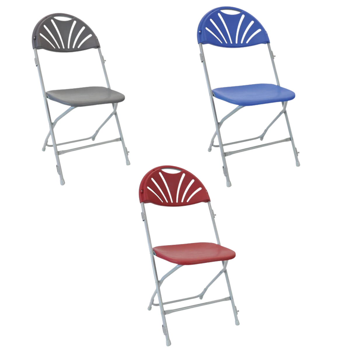 Zlite Folding Fan Back Chair