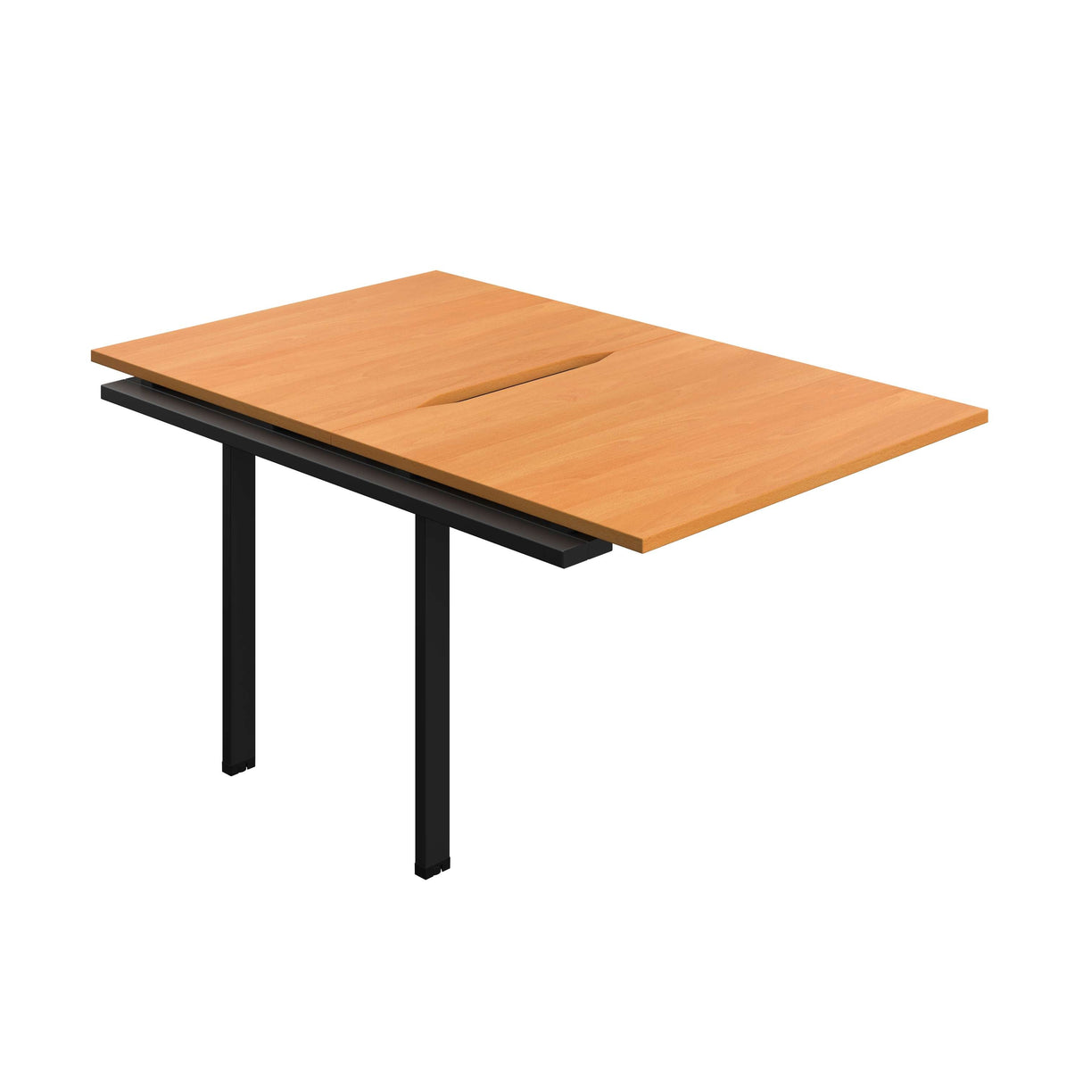 Synergy Bench Extension with Cut Out: 2 Person : 1000 | 800 | Beech/Black