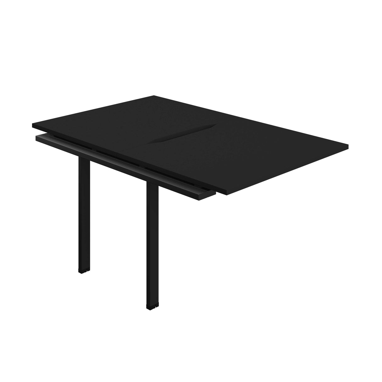 Synergy Bench Extension with Cut Out: 2 Person : 1000 | 800 | Black/Black