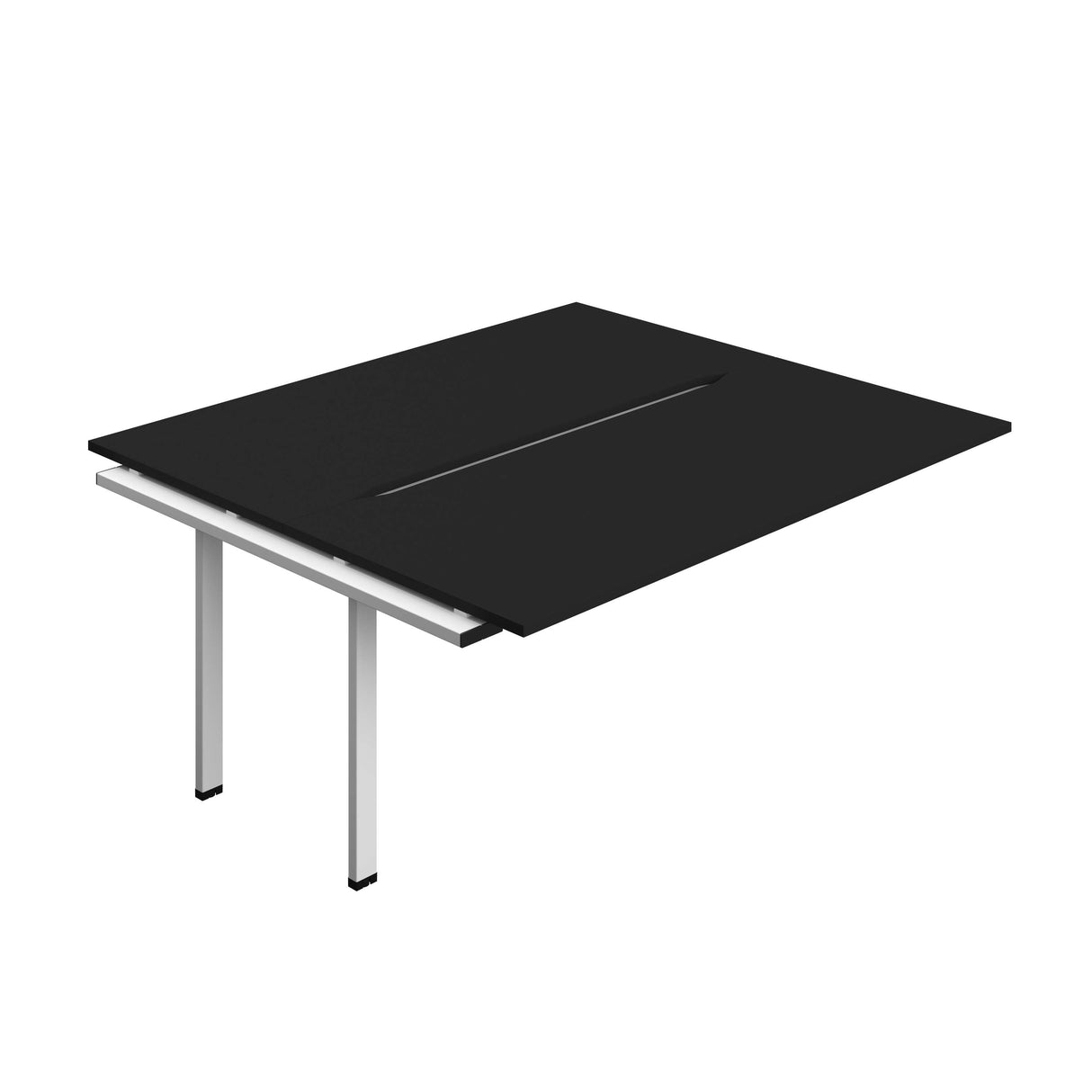 Synergy Bench Extension with Cut Out: 2 Person : 1800 | 800 | Black/White