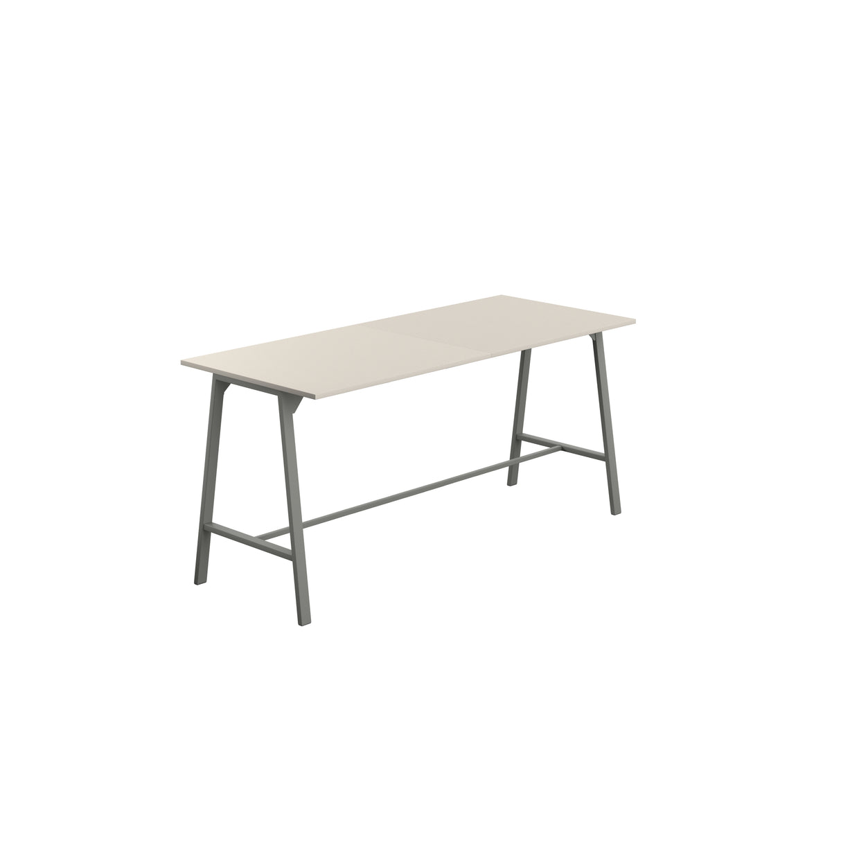 Titan High Maker Rectangular Table | 1500 X 1000 | Black/Sorano Oak