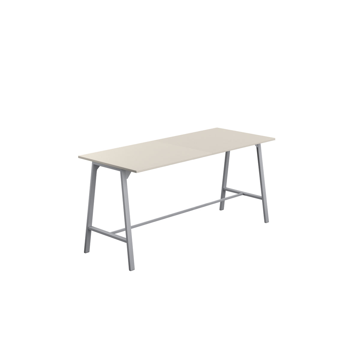 Titan High Maker Rectangular Table | 1500 X 1000 | Black/Sorano Oak