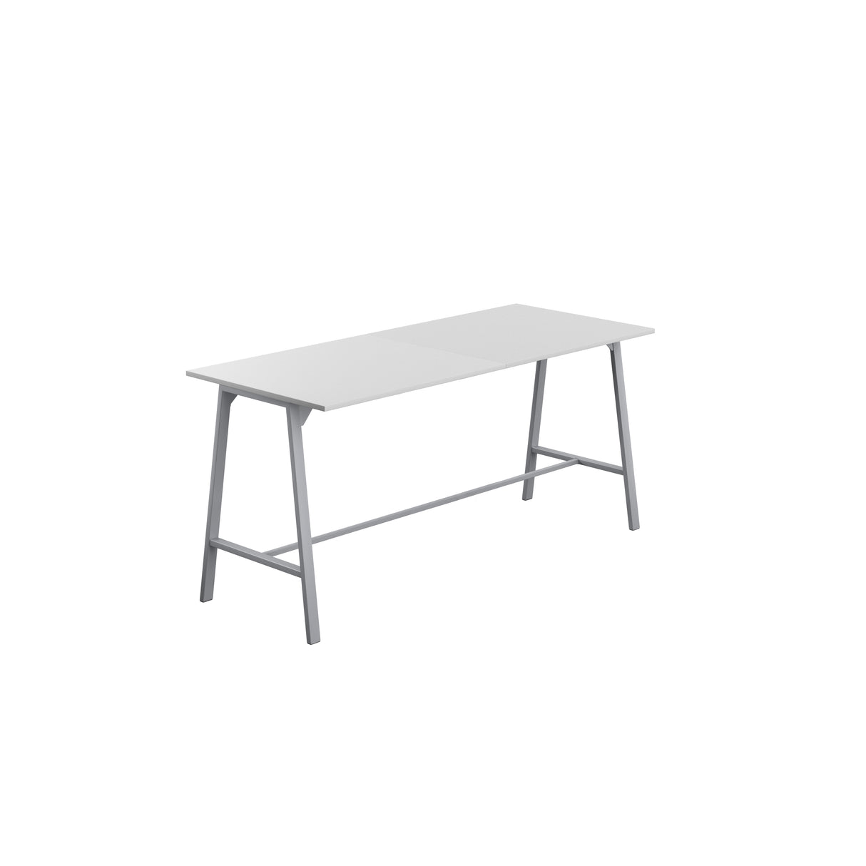 Titan High Maker Rectangular Table | 1500 X 1000 | Black/Sorano Oak