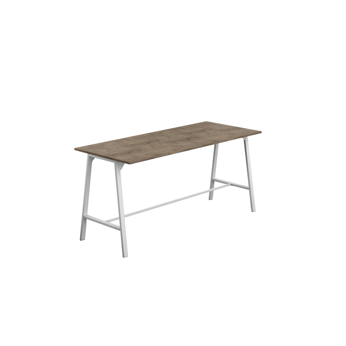 Titan High Maker Rectangular Table | 1500 X 1000 | Black/Sorano Oak