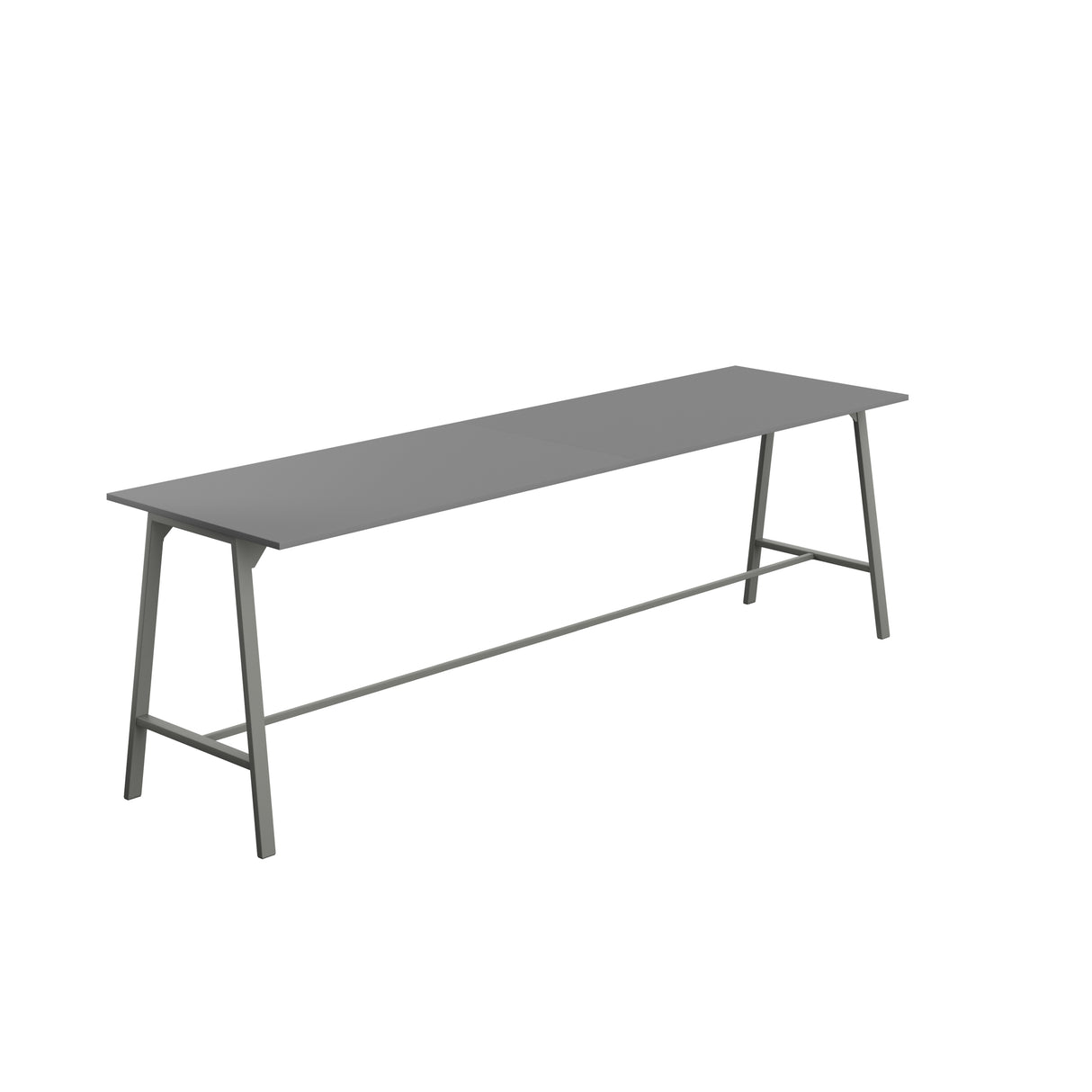 Titan High Maker Rectangular Table | 1500 X 1000 | Black/Sorano Oak