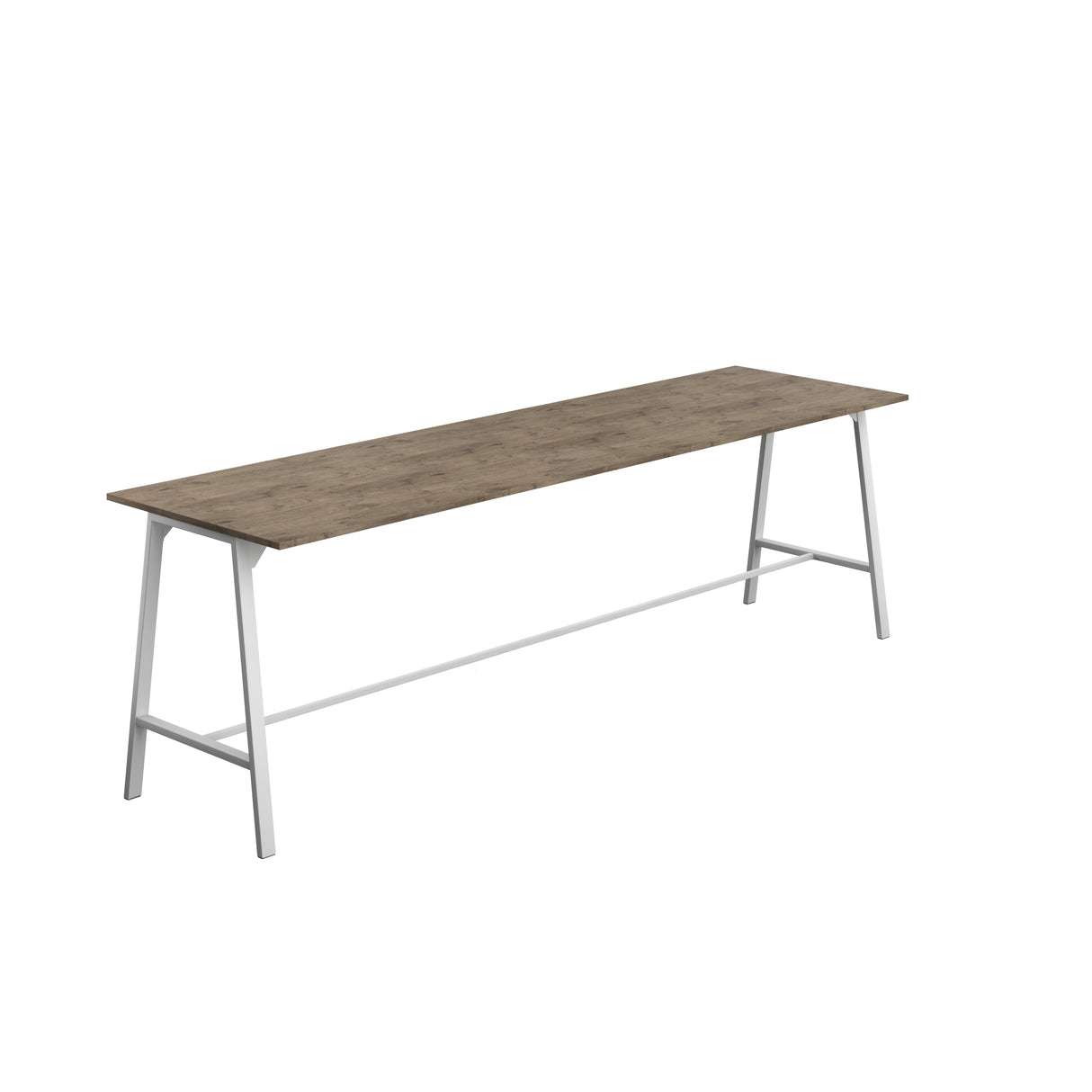 Titan High Maker Rectangular Table | 1500 X 1000 | Black/Sorano Oak