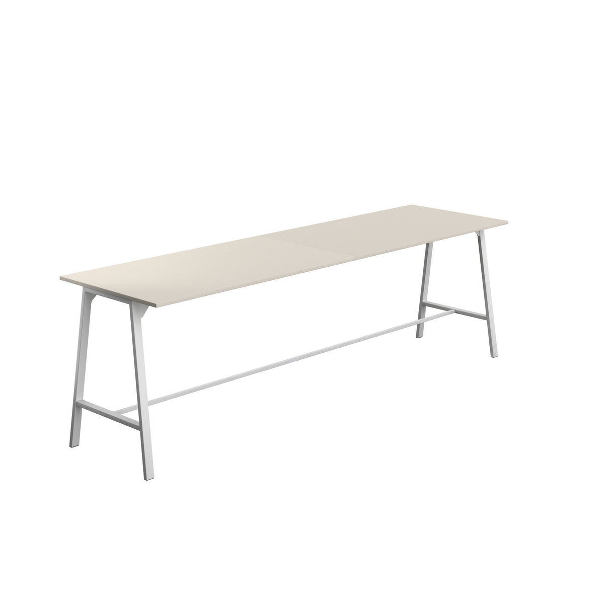 Titan High Maker Rectangular Table | 1500 X 1000 | Black/Sorano Oak