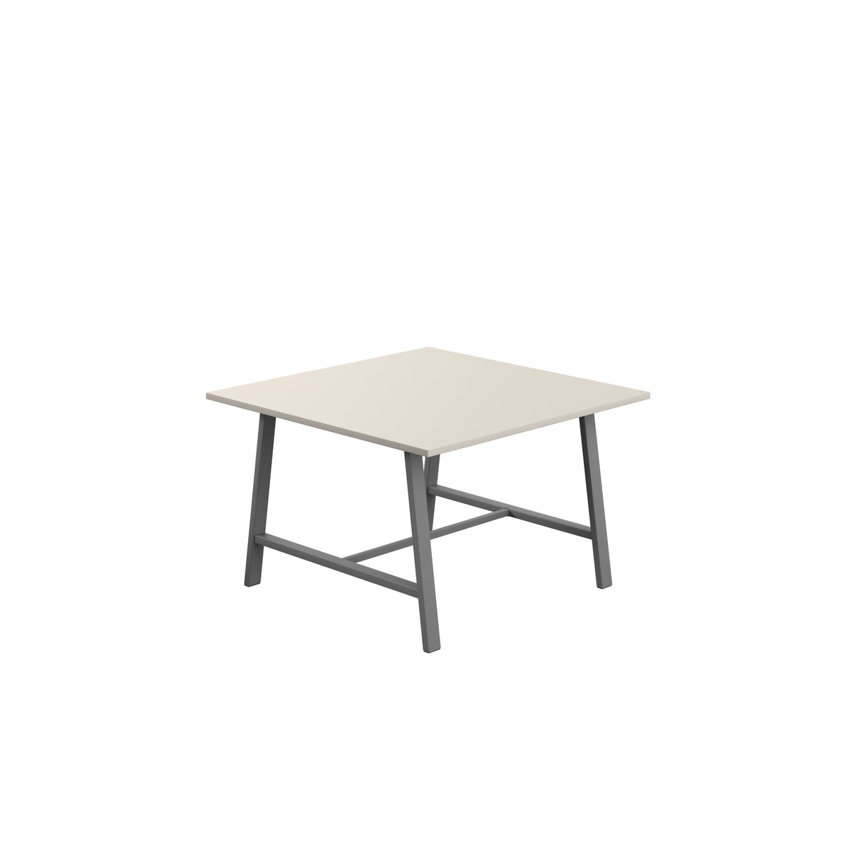 Titan Low Maker Rectangular Table | 1500 X 1000 | Black/Sorano Oak