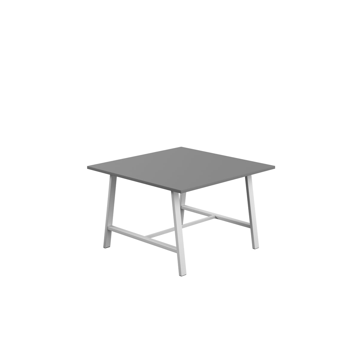 Titan Low Maker Rectangular Table | 1500 X 1000 | Black/Sorano Oak