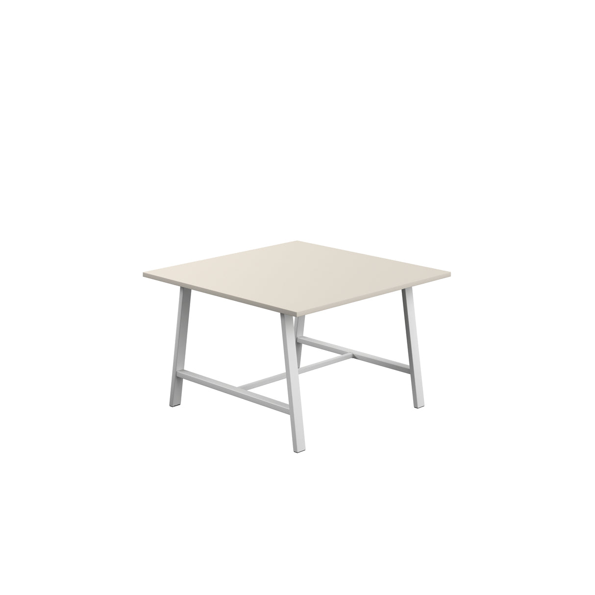 Titan Low Maker Rectangular Table | 1500 X 1000 | Black/Sorano Oak