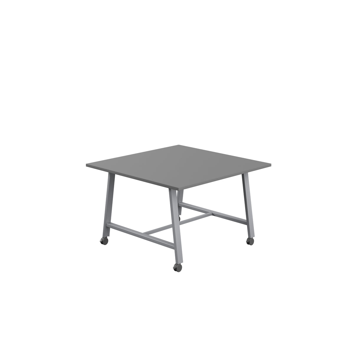 Titan Mobile Low Maker Rectangular Table | 1500 X 1000 | White/Anthracite