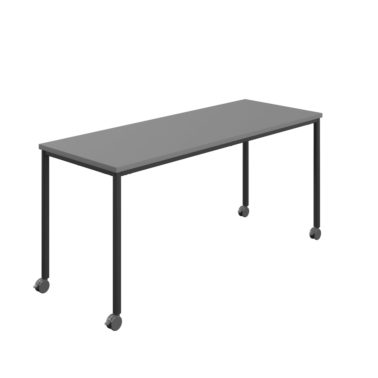 Titan Mobile Rectangular Table | 1200 X 800 | Black/Anthracite