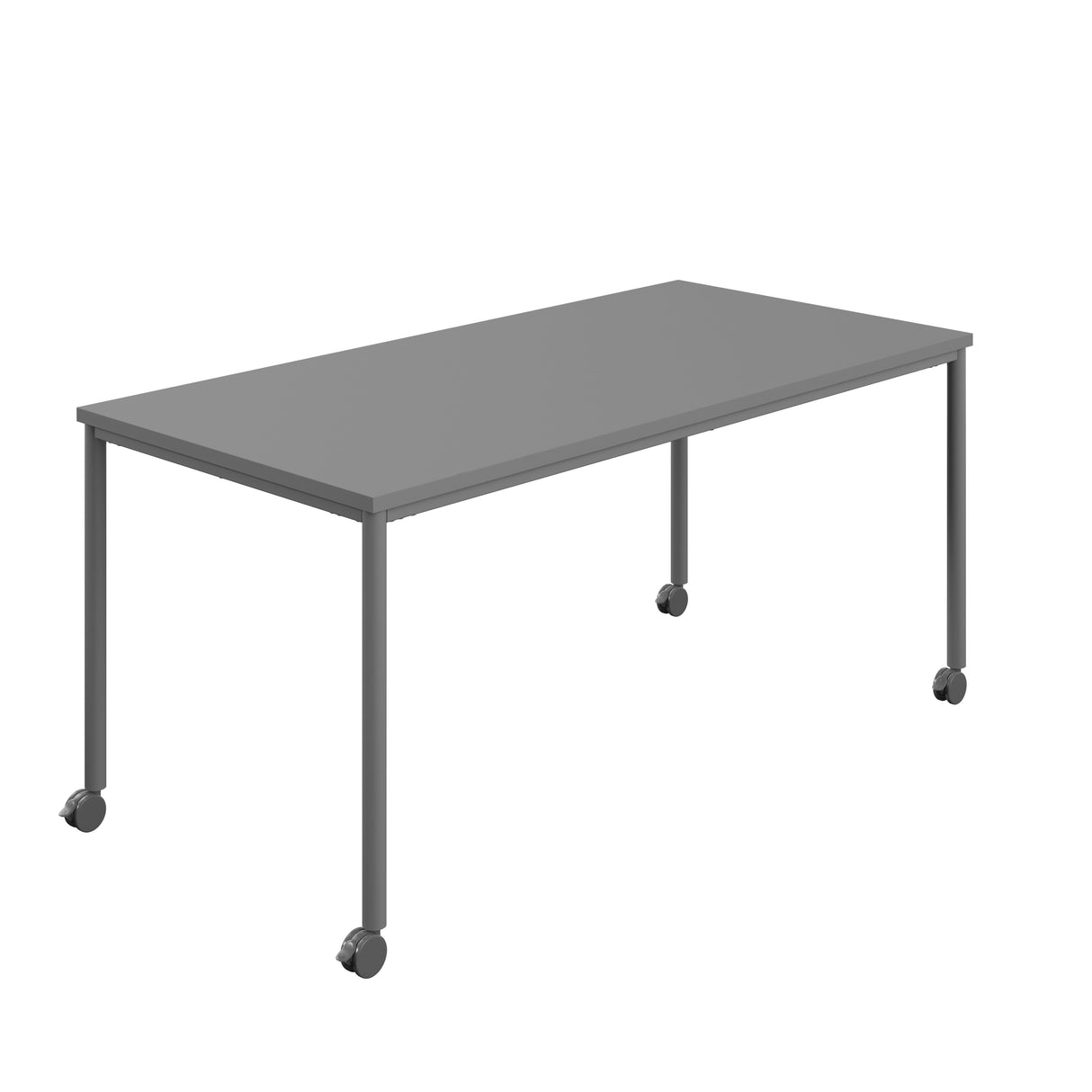 Titan Mobile Rectangular Table | 1800 X 600 | Black/Anthracite