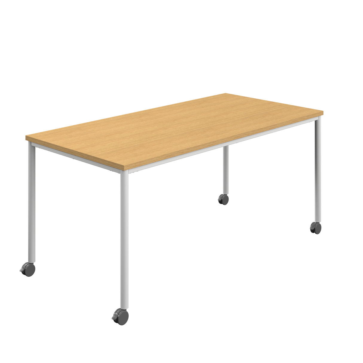 Titan Mobile Rectangular Table | 1800 X 600 | Black/Anthracite