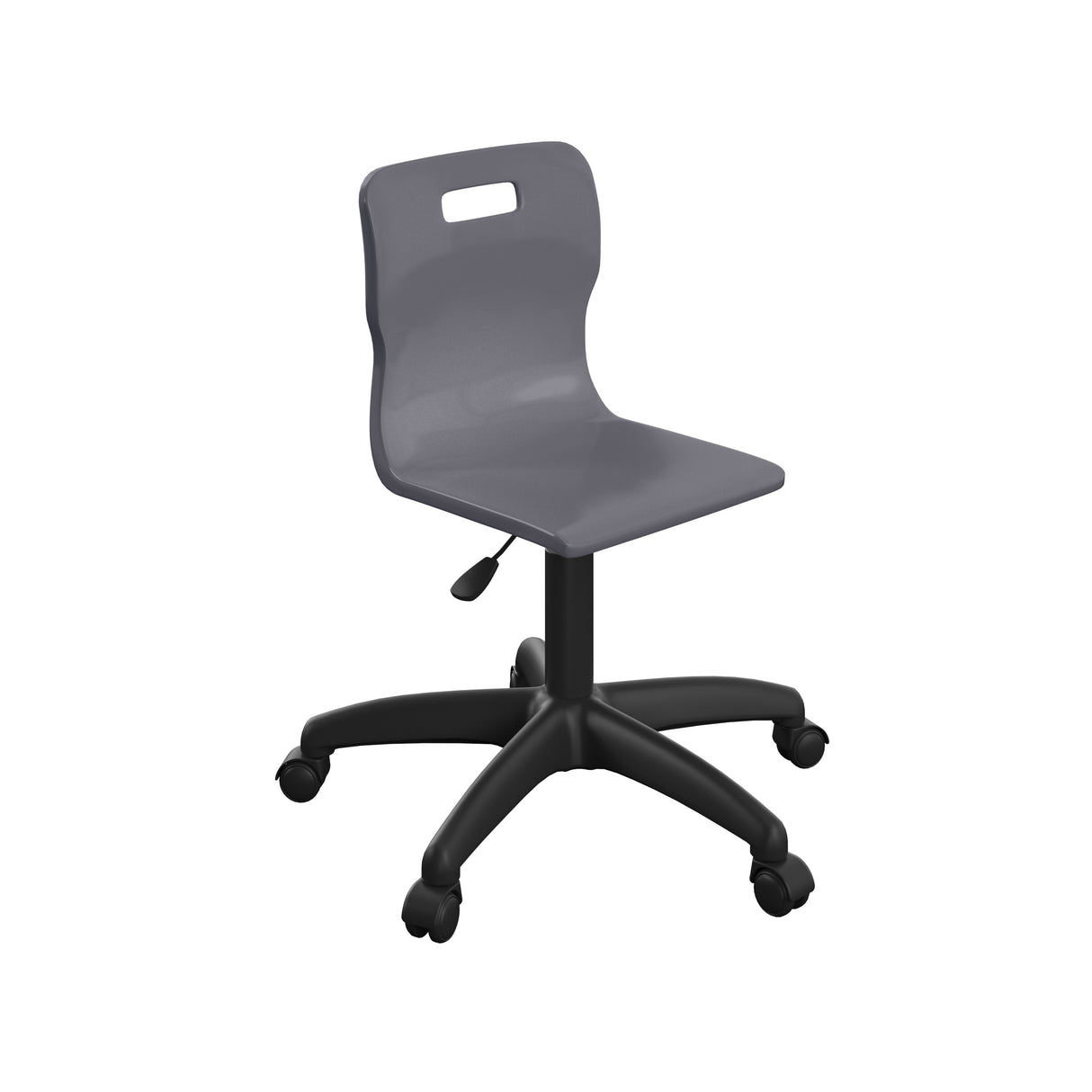 Sky Blue Junior Swivel Titan Chair With Black Base
