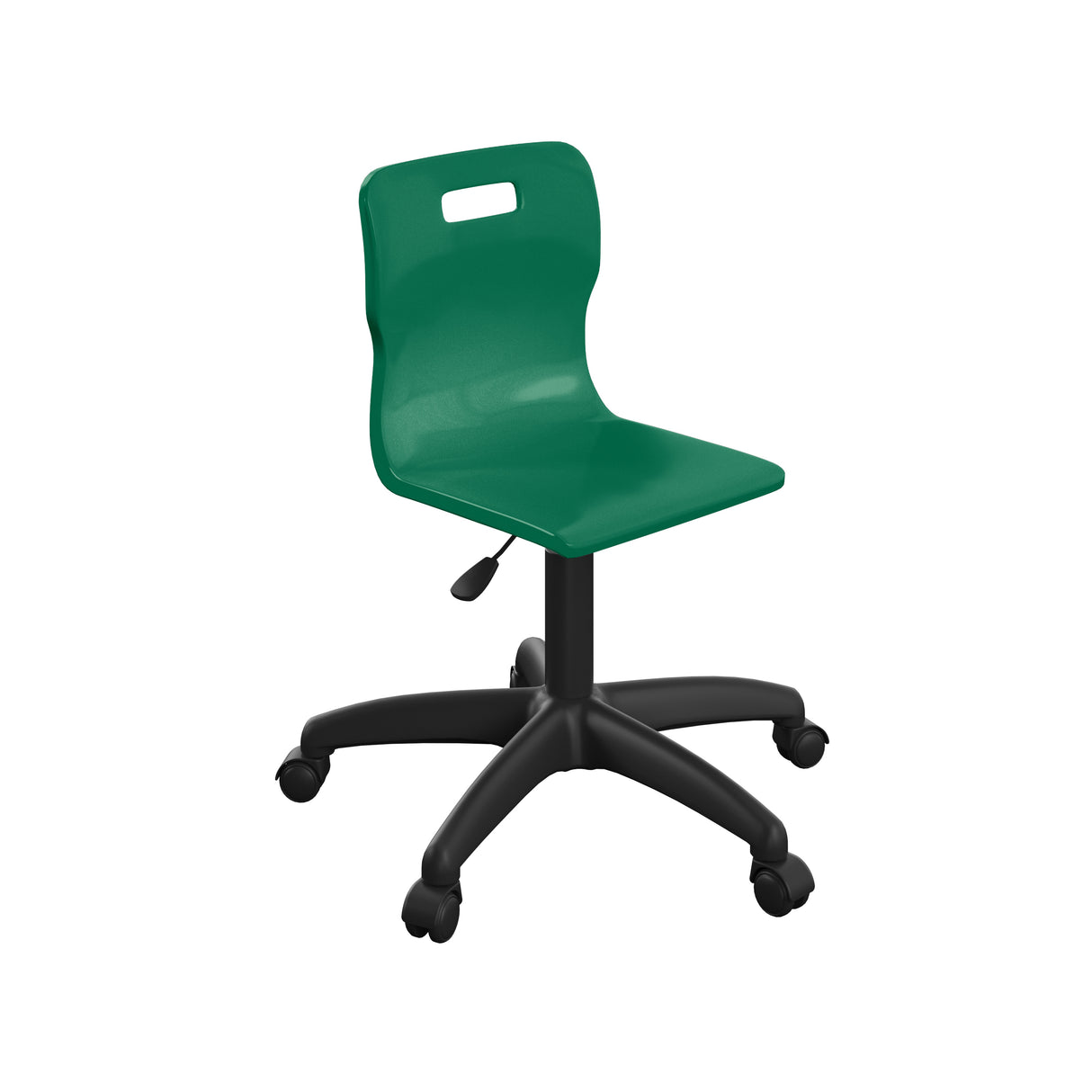 Sky Blue Junior Swivel Titan Chair With Black Base