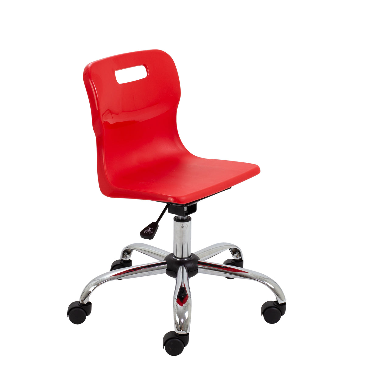 Yellow Junior Swivel Titan Chair - Sizes 3 / 4 With Castors