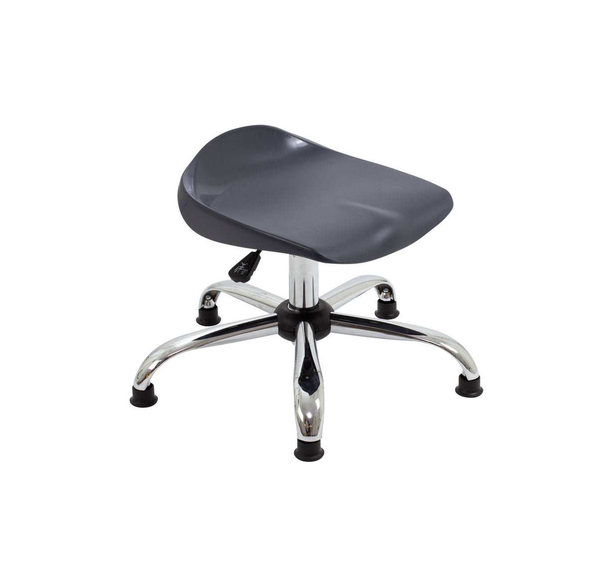 Orange Junior Titan Swivel Stool - With Glides