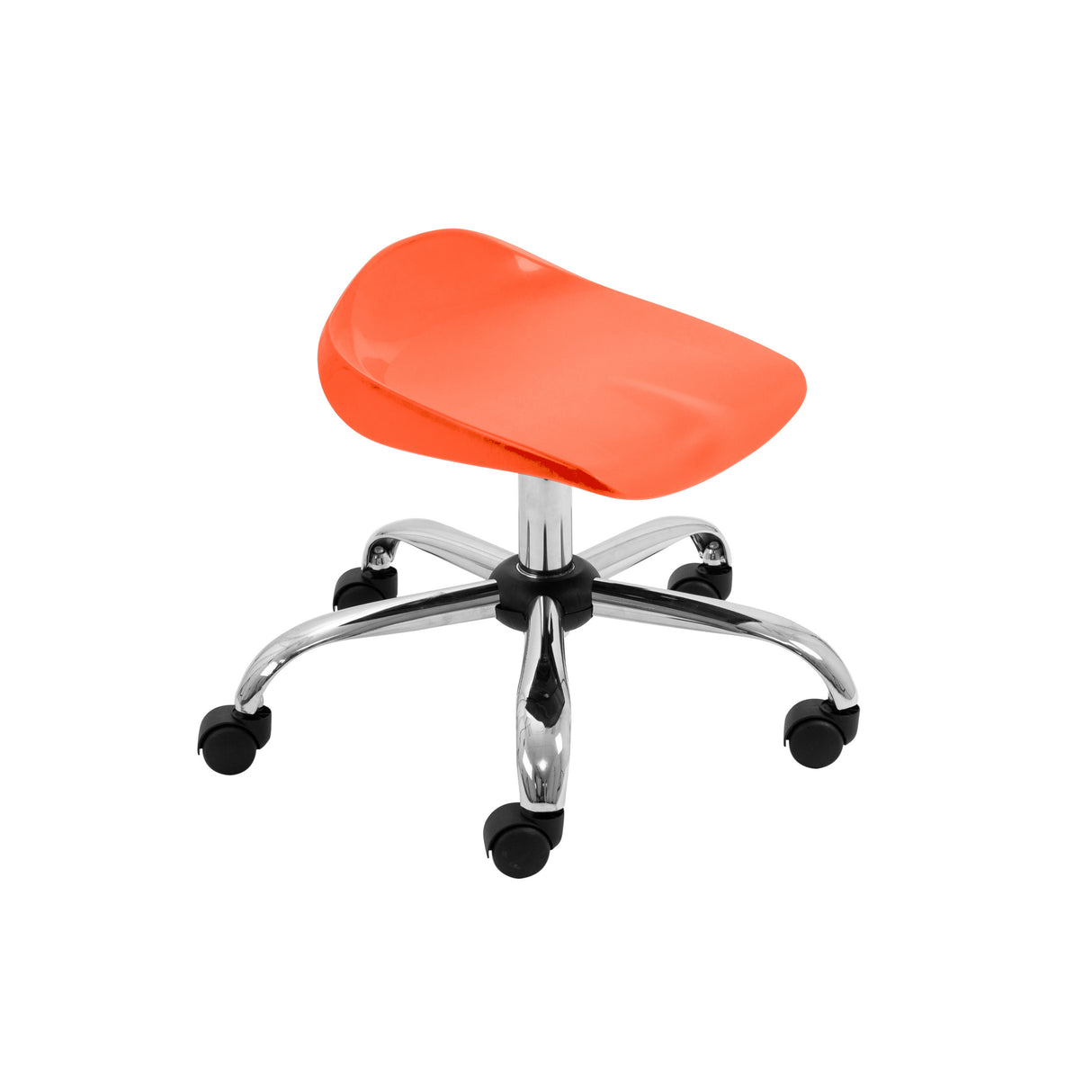 Sky Blue Junior Titan Swivel Stool - With Castors