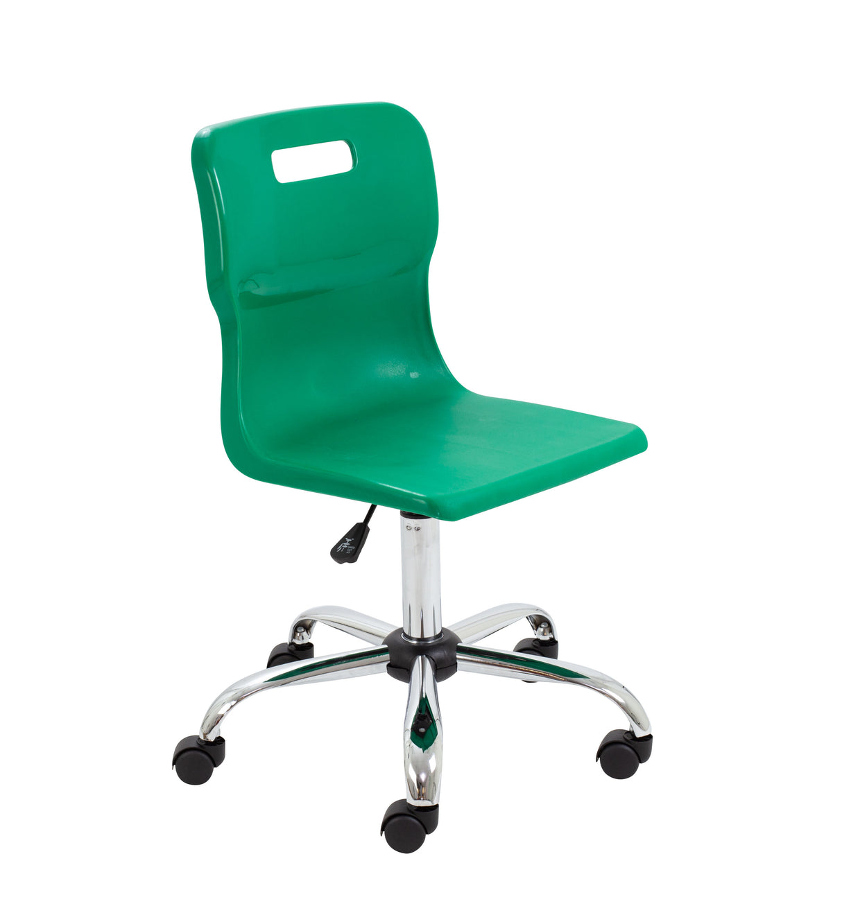 Grey Senior Swivel Titan Chair - Sizes 5 / 6 With Castors