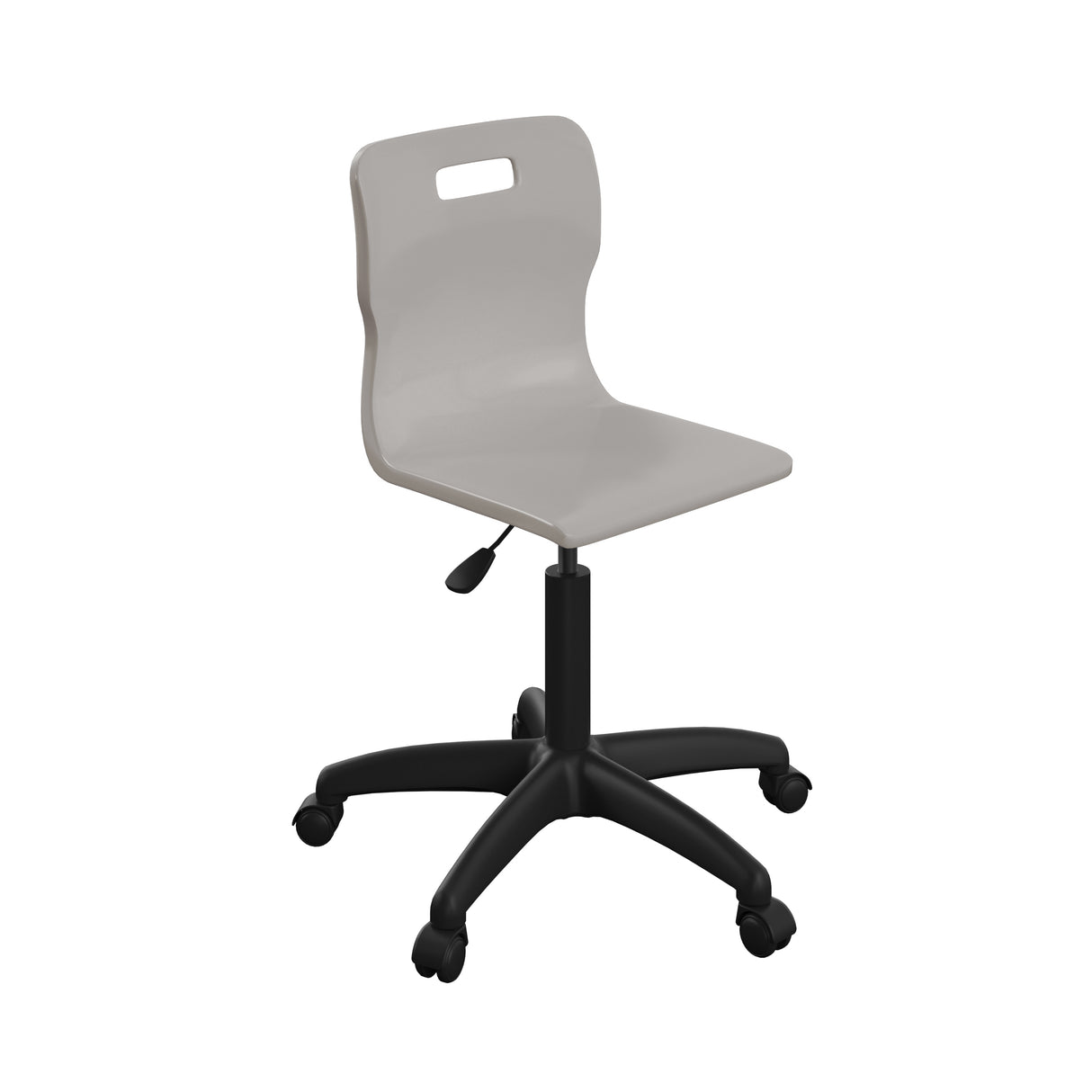Sky Blue Adult Titan Swivel Chair With Black Base