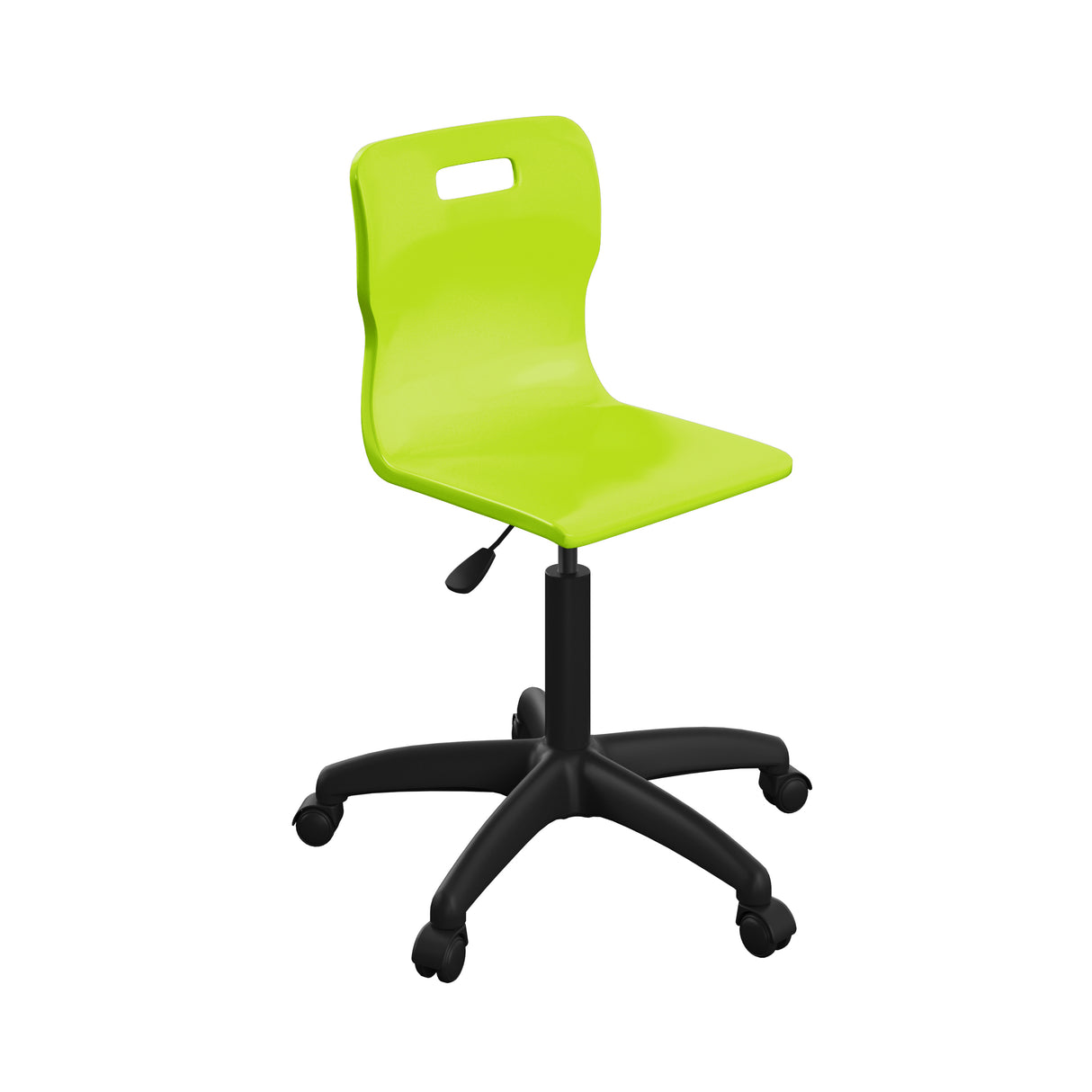 Sky Blue Adult Titan Swivel Chair With Black Base