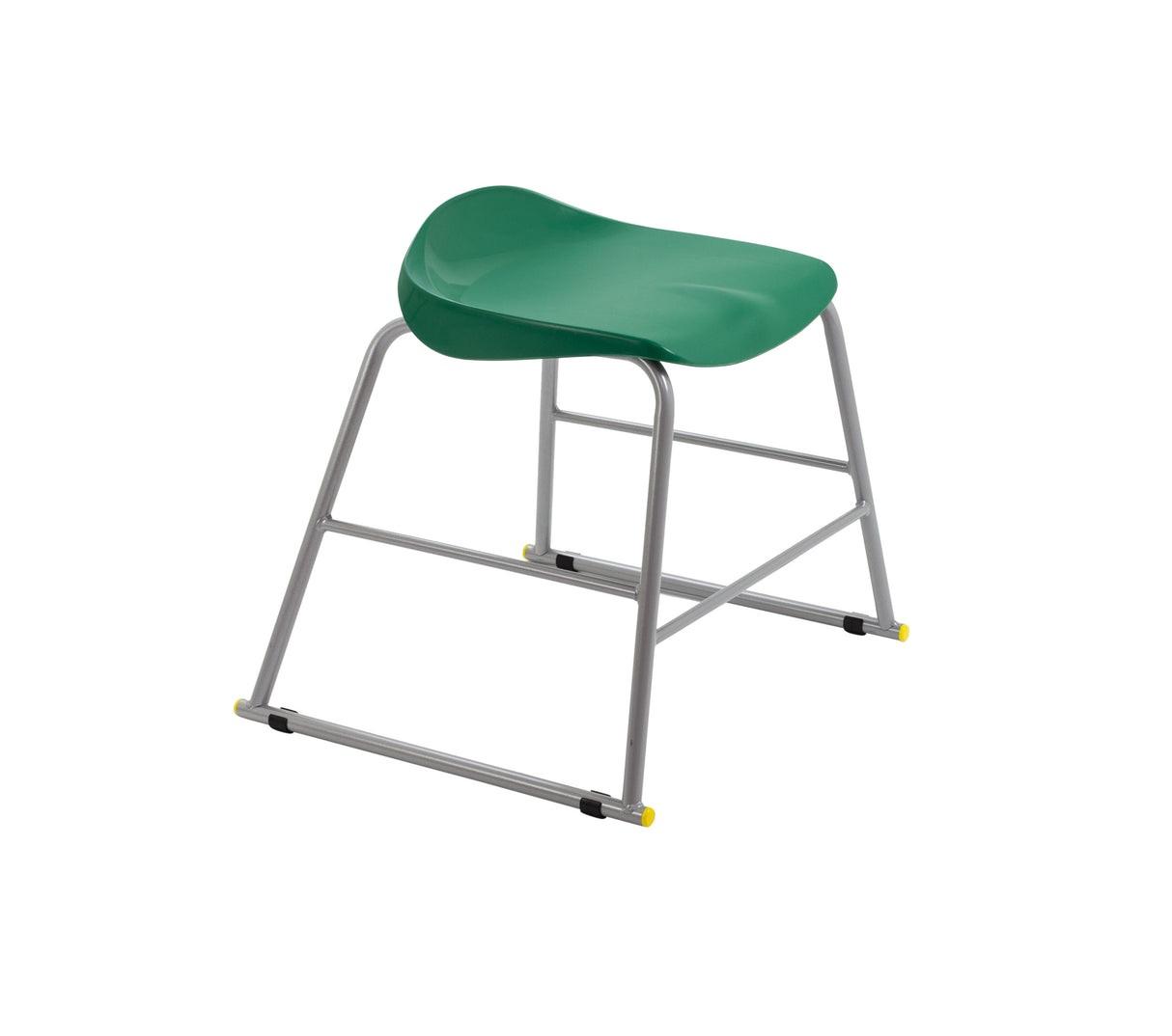 Titan Yellow Poly Lipped Stool - 685Mm High