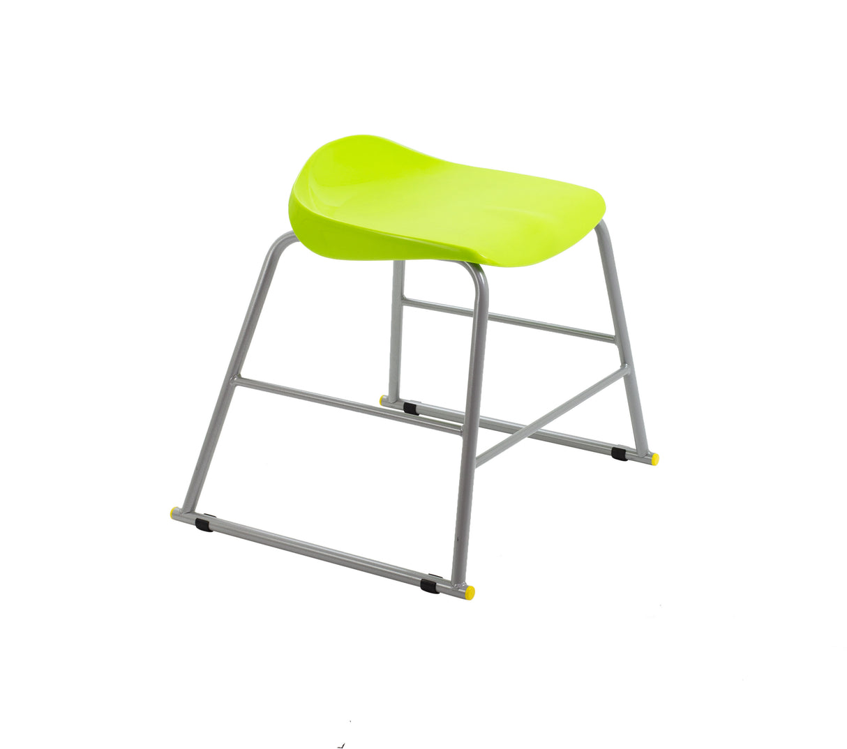 Titan Yellow Poly Lipped Stool - 685Mm High