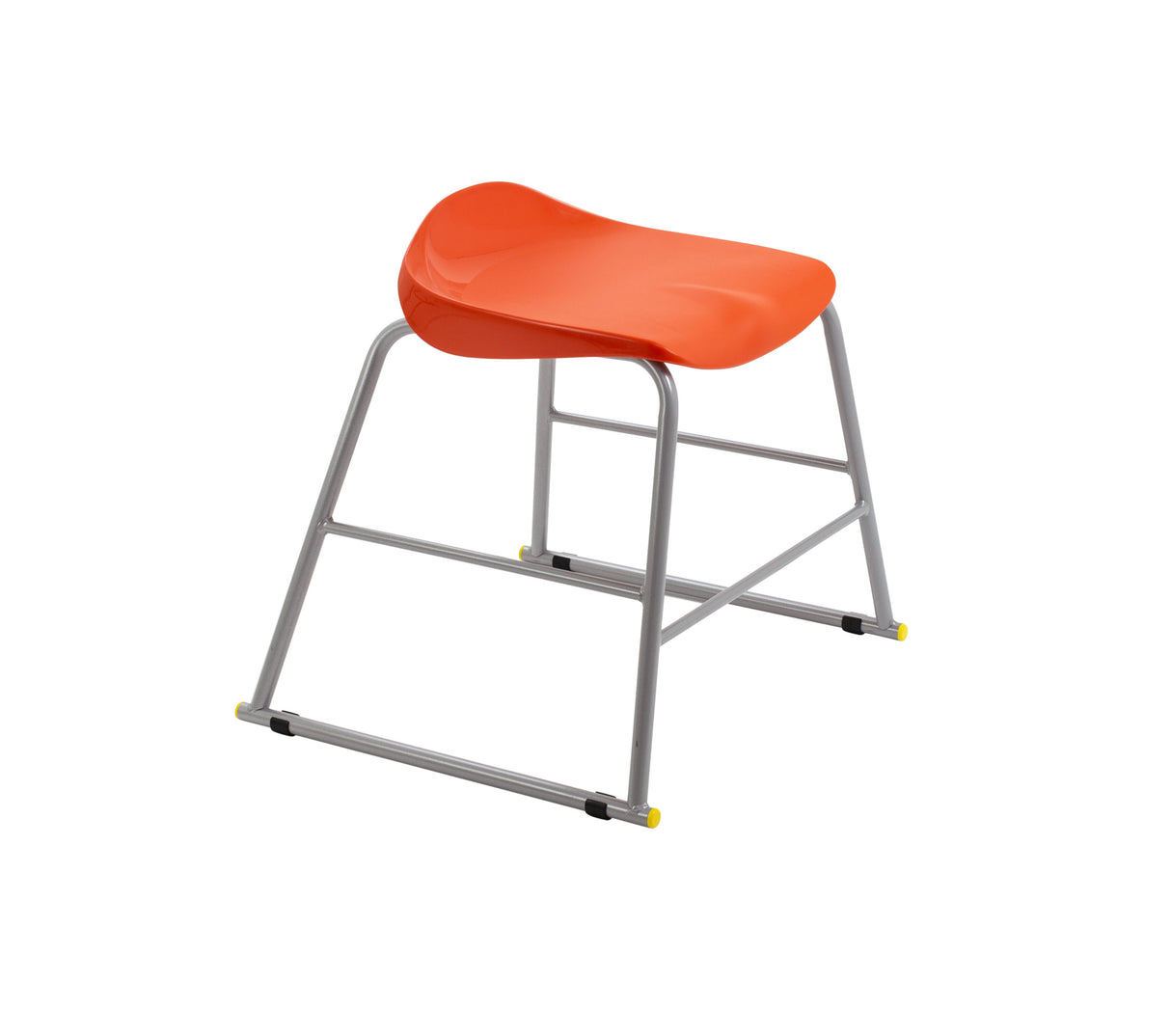 Titan Yellow Poly Lipped Stool - 685Mm High