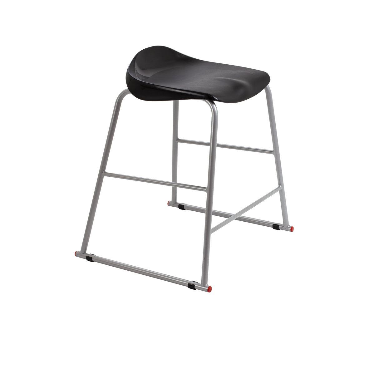 Titan Yellow Poly Lipped Stool - 685Mm High