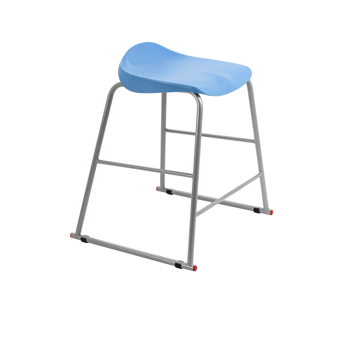 Titan Yellow Poly Lipped Stool - 685Mm High