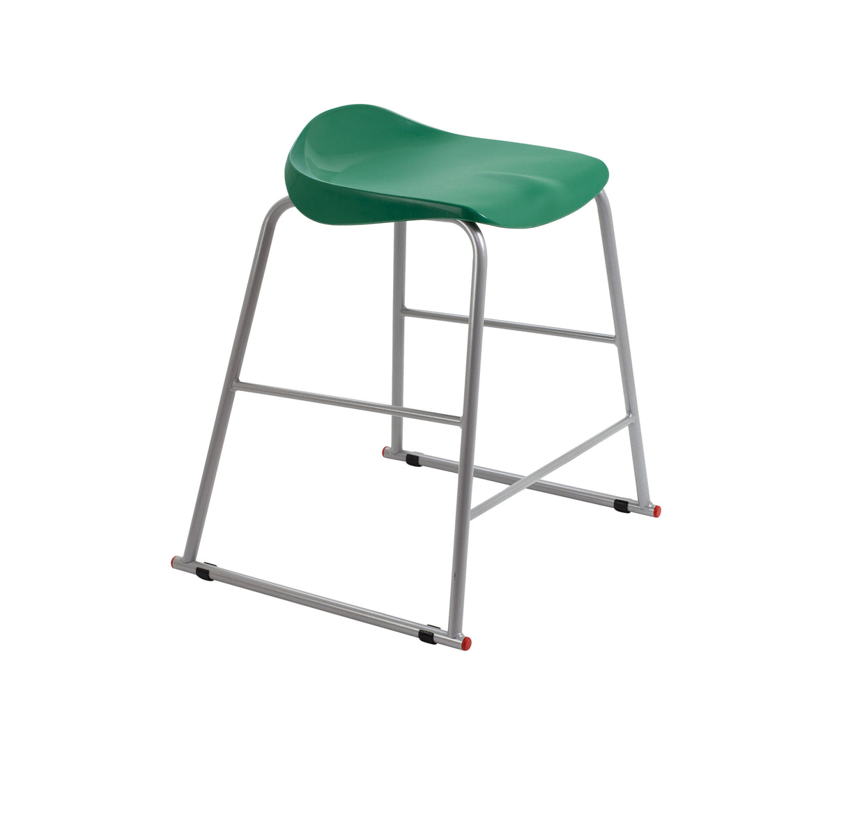 Titan Yellow Poly Lipped Stool - 685Mm High