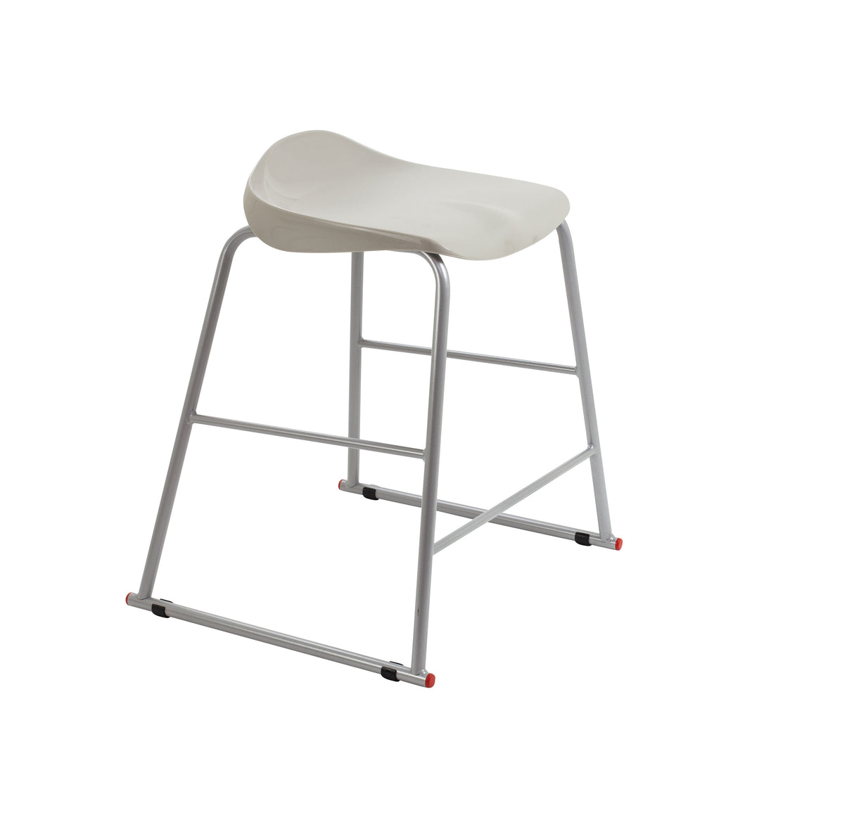 Titan Yellow Poly Lipped Stool - 685Mm High