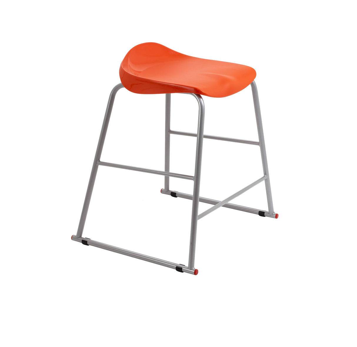 Titan Yellow Poly Lipped Stool - 685Mm High