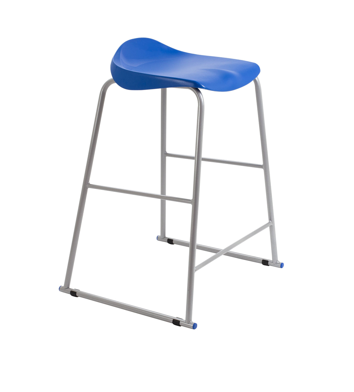 Titan Yellow Poly Lipped Stool - 685Mm High