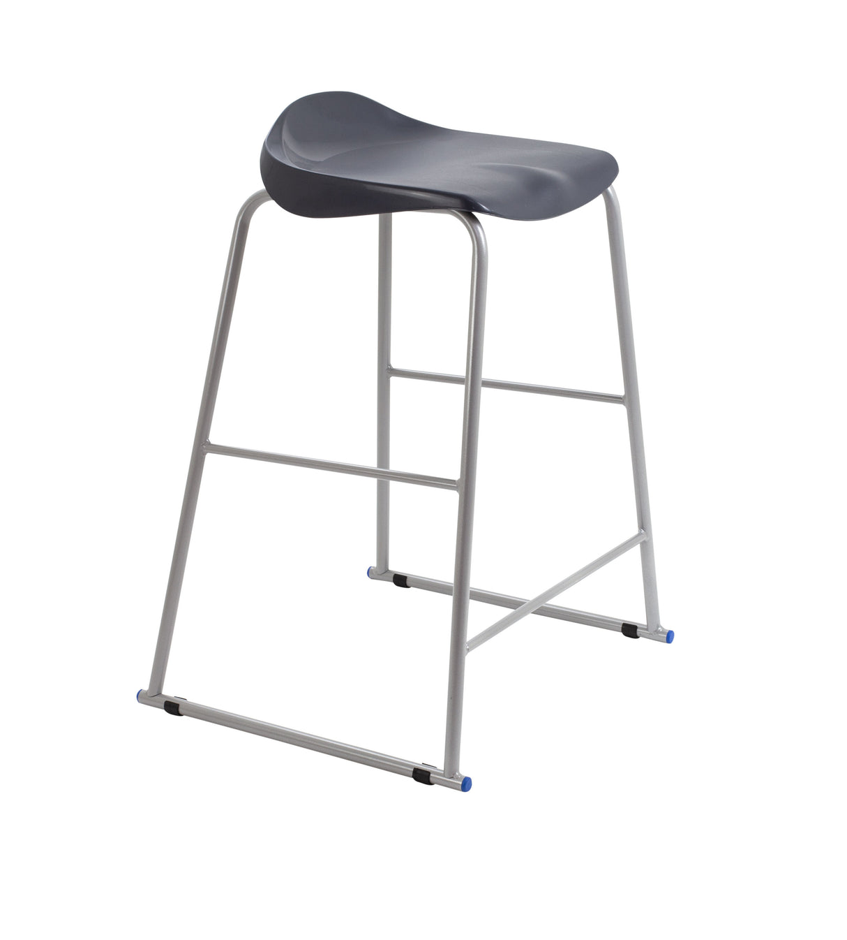 Titan Yellow Poly Lipped Stool - 685Mm High
