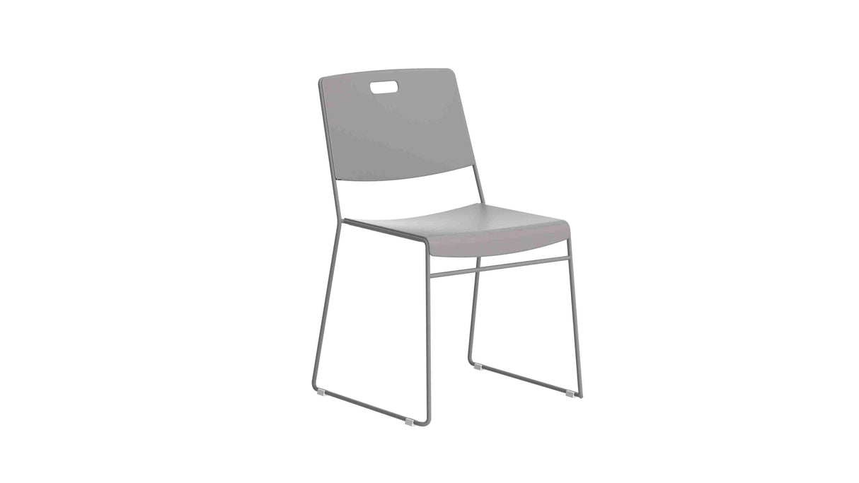 Arc High Density Stacker Chair | Cream