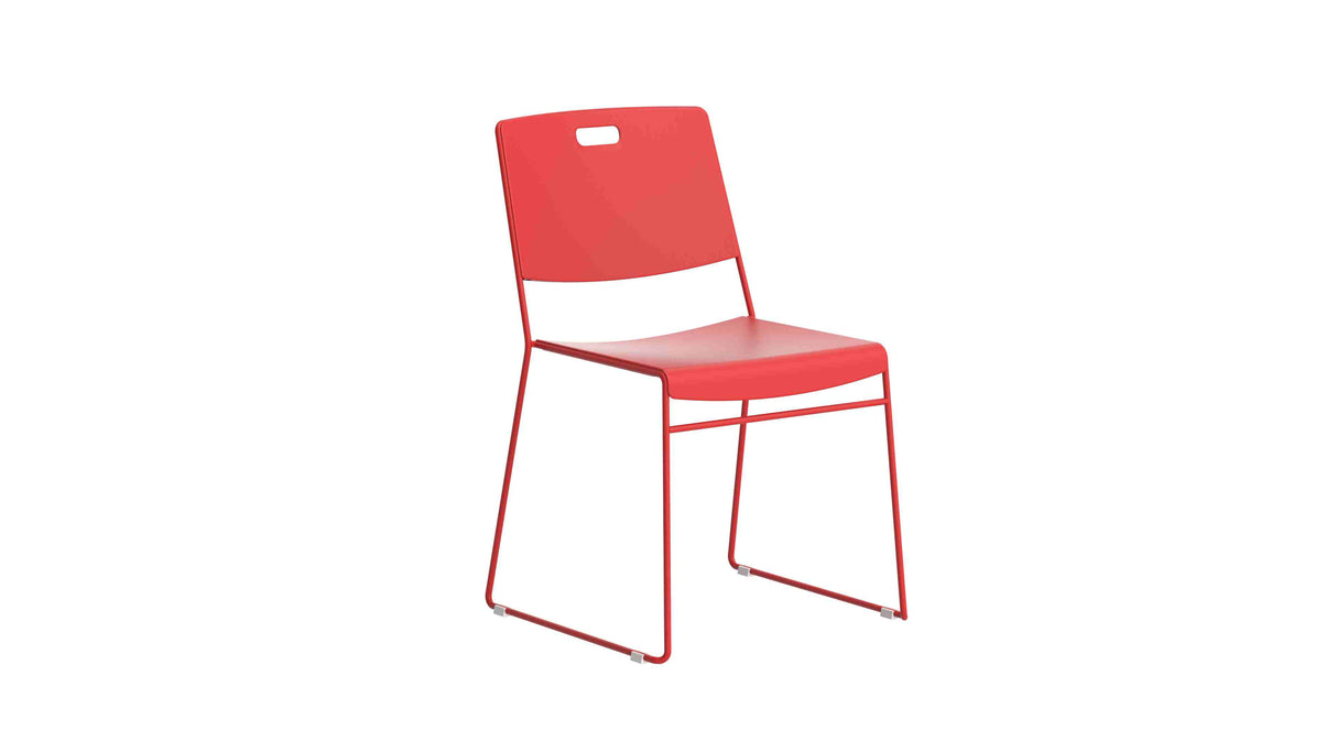 Arc High Density Stacker Chair | Cream