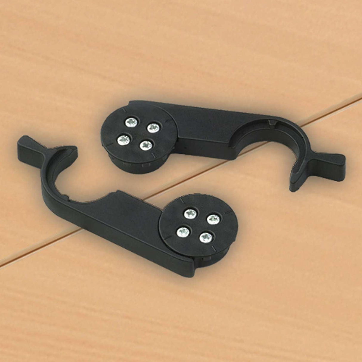 Under Desk Linking Mechanism Black (Pair)