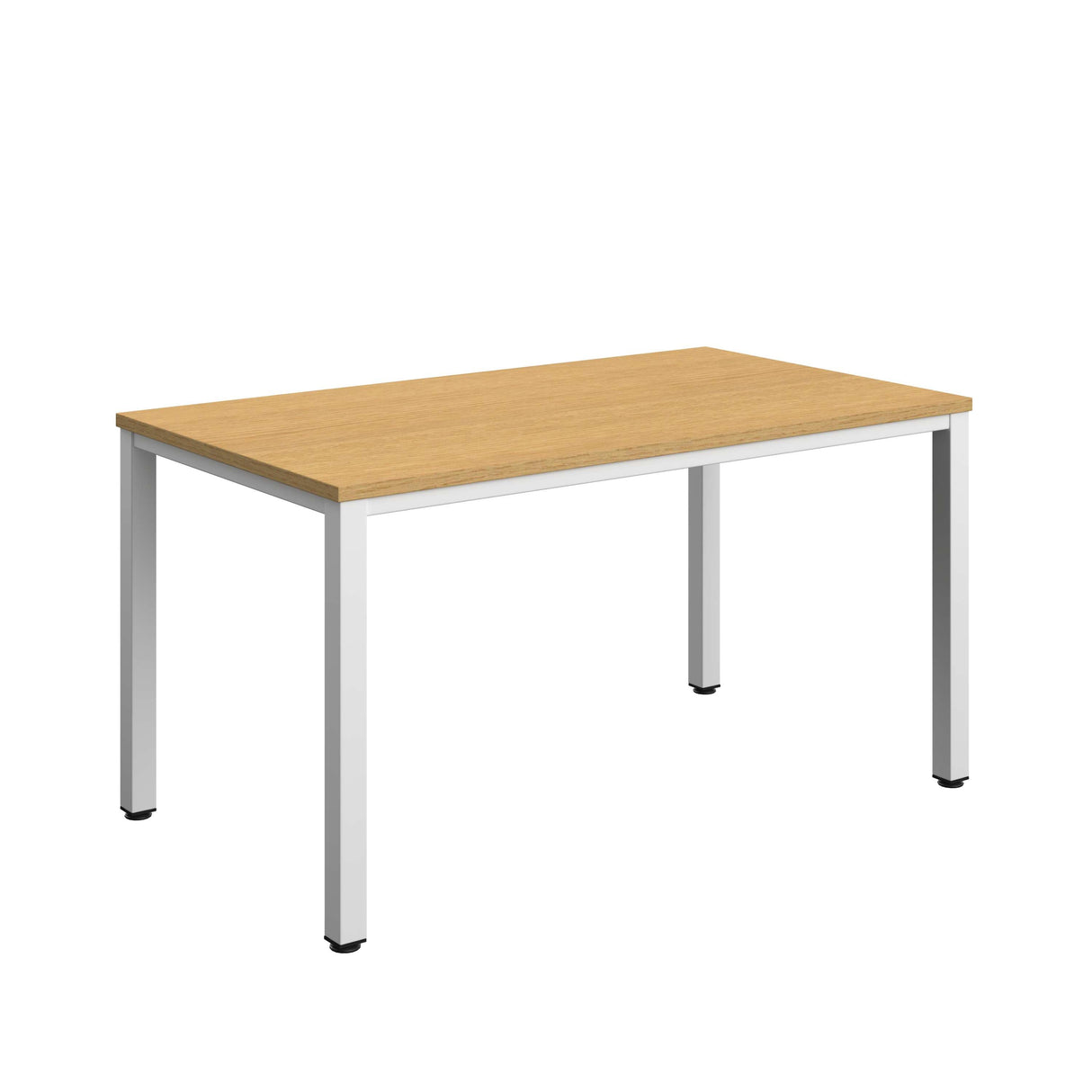 Fraction Infinity Rectangular Meeting Table | 1400 X 800 | Sorano Oak/White